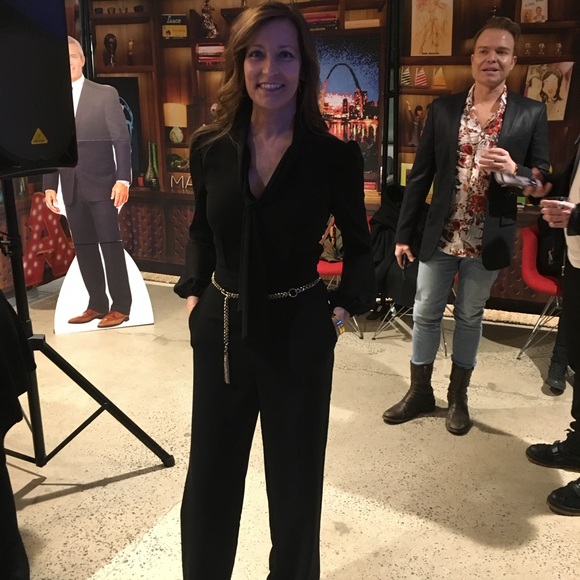 REISS One Piece Black Jumpsuit; Size 2; only worn once with Andy Cohen on WWHL - Picture 6 of 6